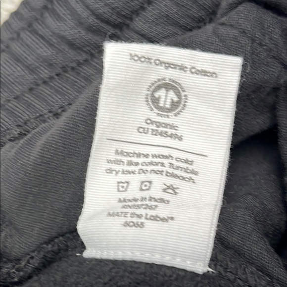NEW MATE The Label M 100%‎ Organic Fleece Jogger Sweatpants - Picture 11 of 15